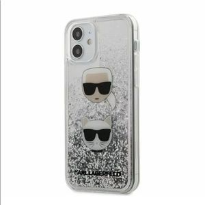 Karl Lagerfeld Liquid Glitter Cover iPhone 12 mini